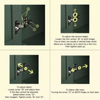 59 Modern Spiral Madia Buffet, Mobile Contenitore a Basso Profilo da Ingresso con Ante a Ondulazione 3D