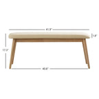Set da pranzo affusolato in rovere danese norvegese di iNSPIRE Q Modern