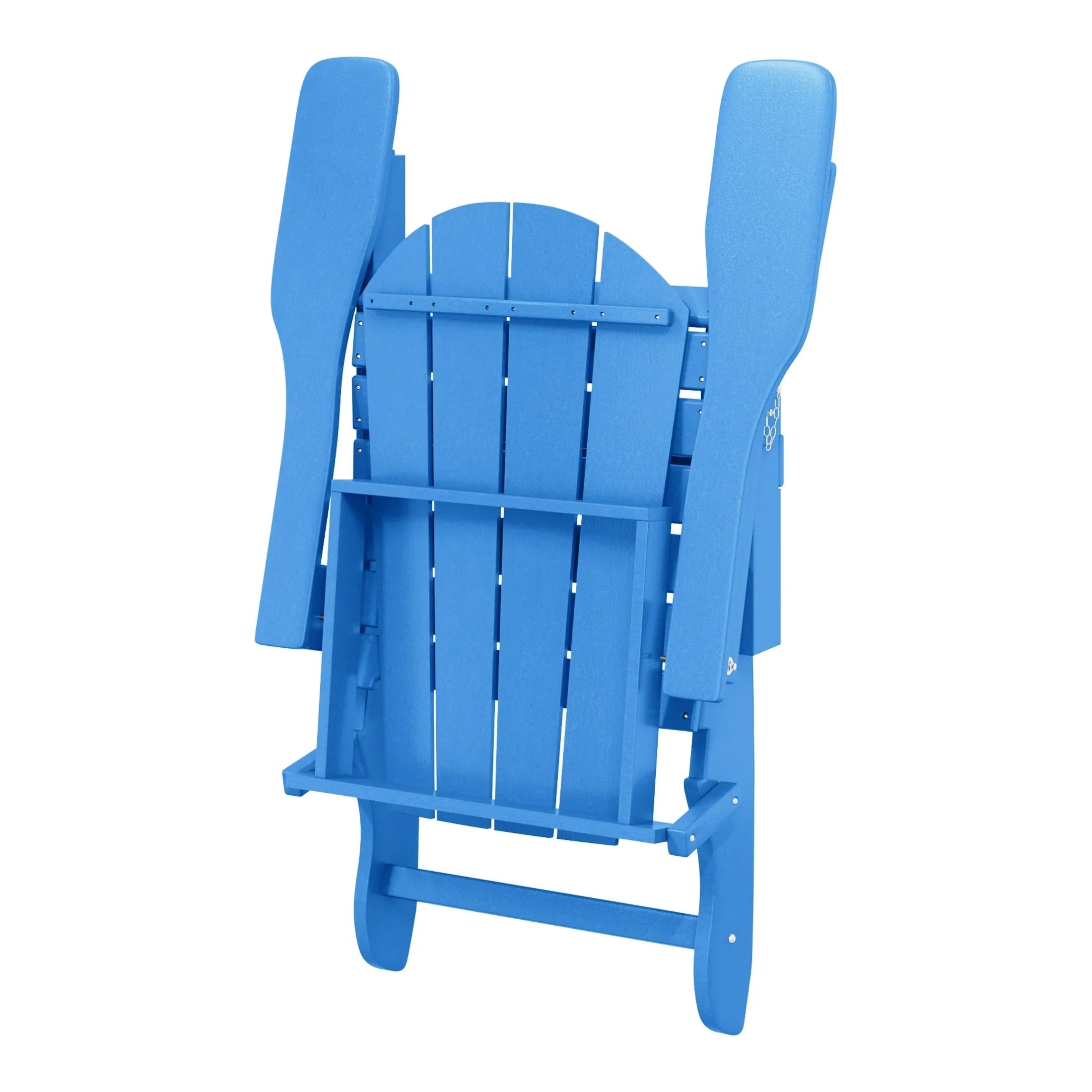 Polytrends Laguna Sedia Adirondack Pieghevole da Esterno per Patio Resistente allo Sbiadimento e alle Intemperie