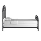 Letto in metallo nero