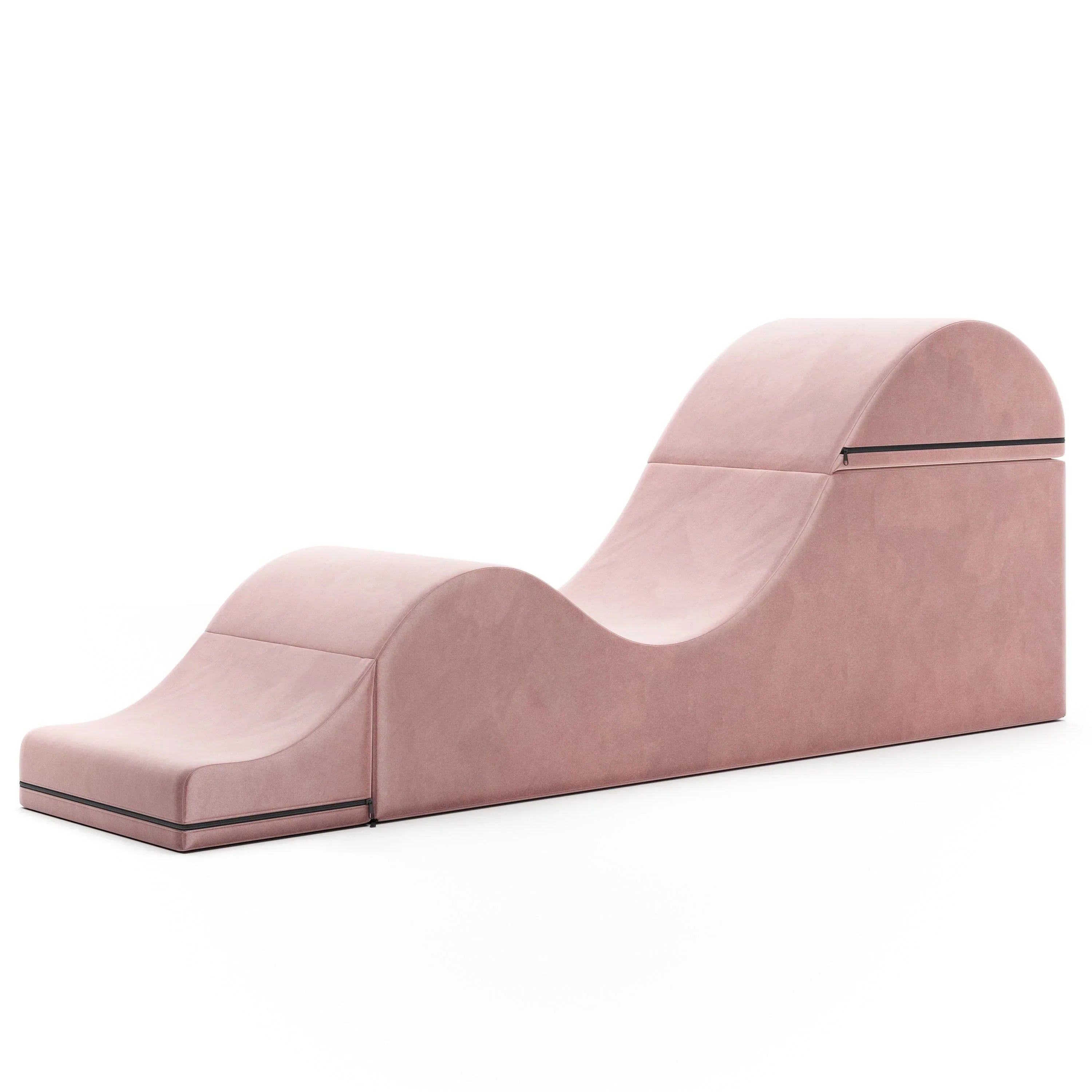 Avana Kami Chaise convertibile / Yoga e Massaggio - Pouf 2 in 1 con sedia a sdraio yoga pieghevole a scomparsa, Microvelvet - N/D