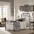 Letto in metallo nero