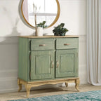 Credenza in legno verde