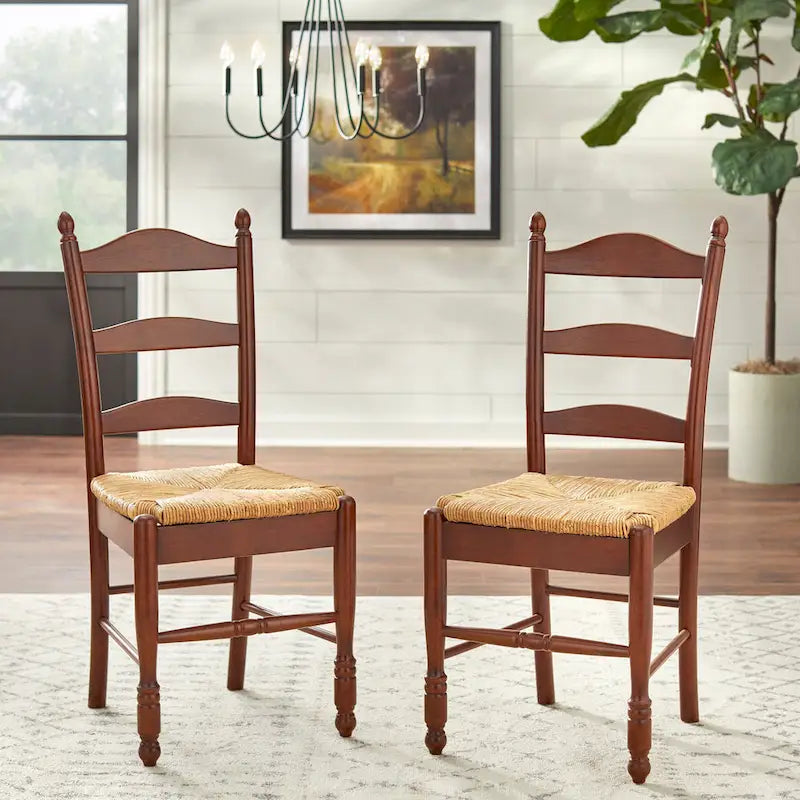 Sedia da pranzo Simple Living Jessie Ladder Back (set di 2)