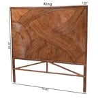 Testata Indipendente in Rattan Elettra di bali & pari King: Realizzata a Mano, Nessun Assemblaggio, Design Bohemien