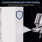 Armadio da Stoccaggio in Acciaio da 71 Pollici con Ante Bloccabili e 4 Ripiani Regolabili, Armadietto in Metallo Resistente per Carport/Ufficio/Dispensa, Design Antiruggine