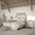 Set camera da letto Palisade 5 pezzi bianco antico
