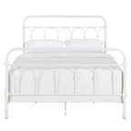 Letto matrimoniale in metallo Caledonia Casted Knot - Bianco antico - iNSPIRE Q