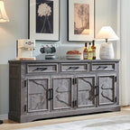 Credenza a Buffet da Fattoria, Mobile Bar per Caffè e Vino per Sala da Pranzo - N/A