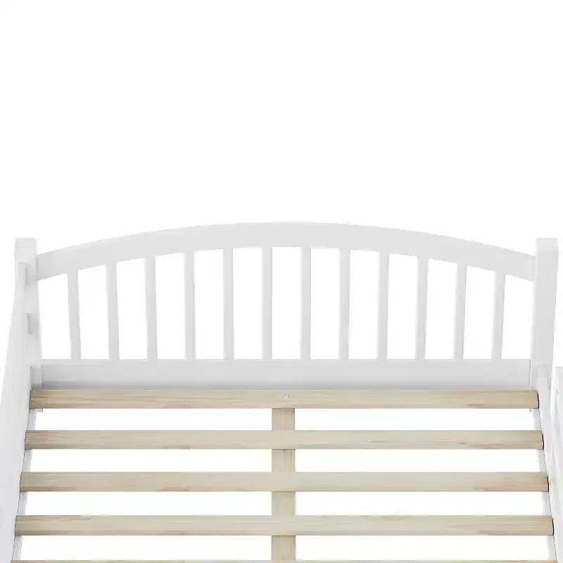 Luxystar Letto Montessori Matrimoniale a Profilo Basso con Sponde di Sicurezza e Testiera