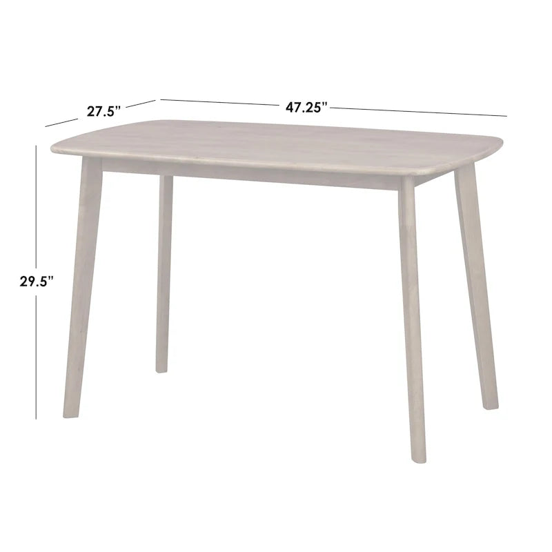 Set da pranzo 4 pezzi in legno massello Nettie Simple Living
