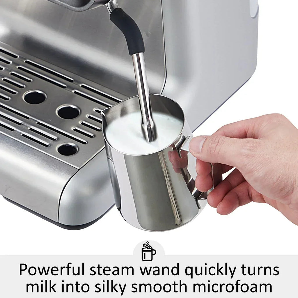 Macchina da caffè espresso, con macinacaffè, serbatoio dell'acqua da 2,8 L