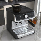 Macchina da caffè espresso, con macinacaffè, serbatoio dell'acqua da 2,8 L