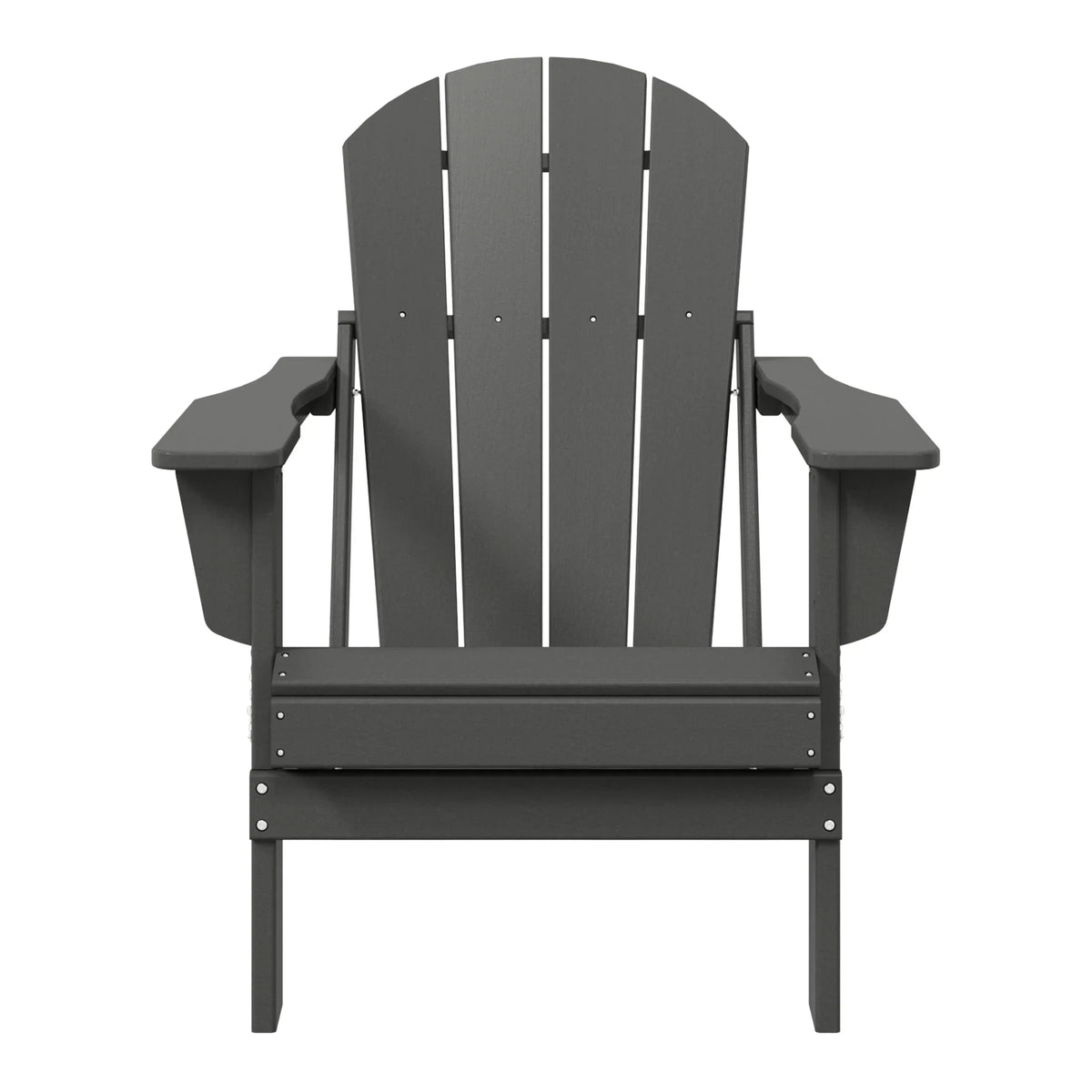 Polytrends Laguna Sedia Adirondack Pieghevole da Esterno per Patio Resistente allo Sbiadimento e alle Intemperie