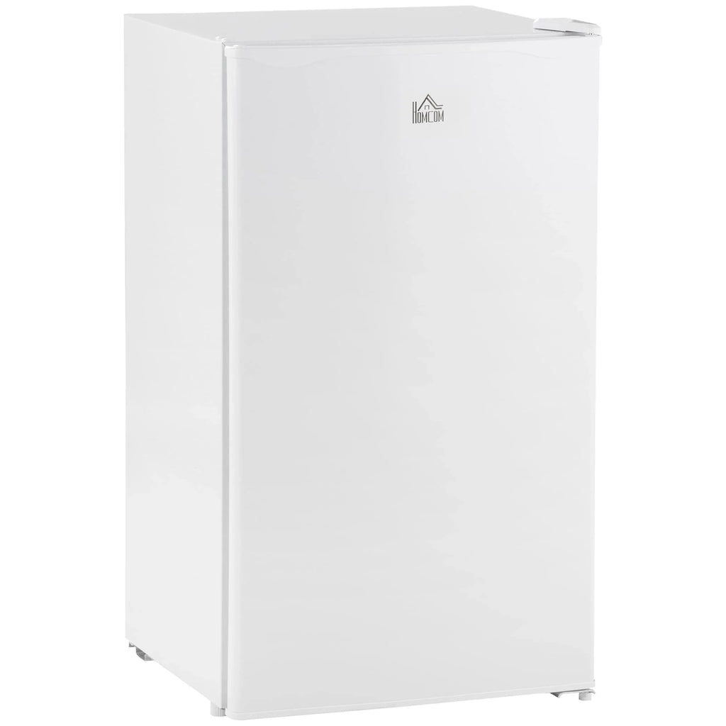 HOMCOM Mini Frigorifero con Congelatore da 90 Litri, Frigo Compatto a Porta Singola con Termostato Regolabile per Camera da Letto