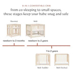 Culla convertibile Babyletto Yuzu 8-in-1 con kit di conversione per tutte le fasi