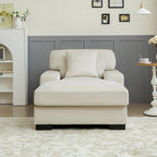 Divano letto chaise longue oversize moderno metà secolo con cuscino