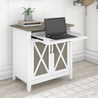 Scrittoio Key West con mobiletto di Bush Furniture
