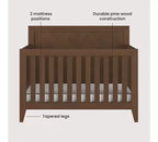 Set asilo nido Child Craft Kieran: culla, cassettiera doppia e comò, 3 pezzi, include culla convertibile 4-in-1, cassettiera e comò