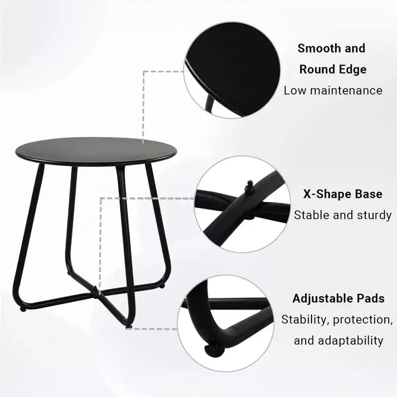GRANDPATIO Set da 5 pezzi per esterno con divanetto in vimini