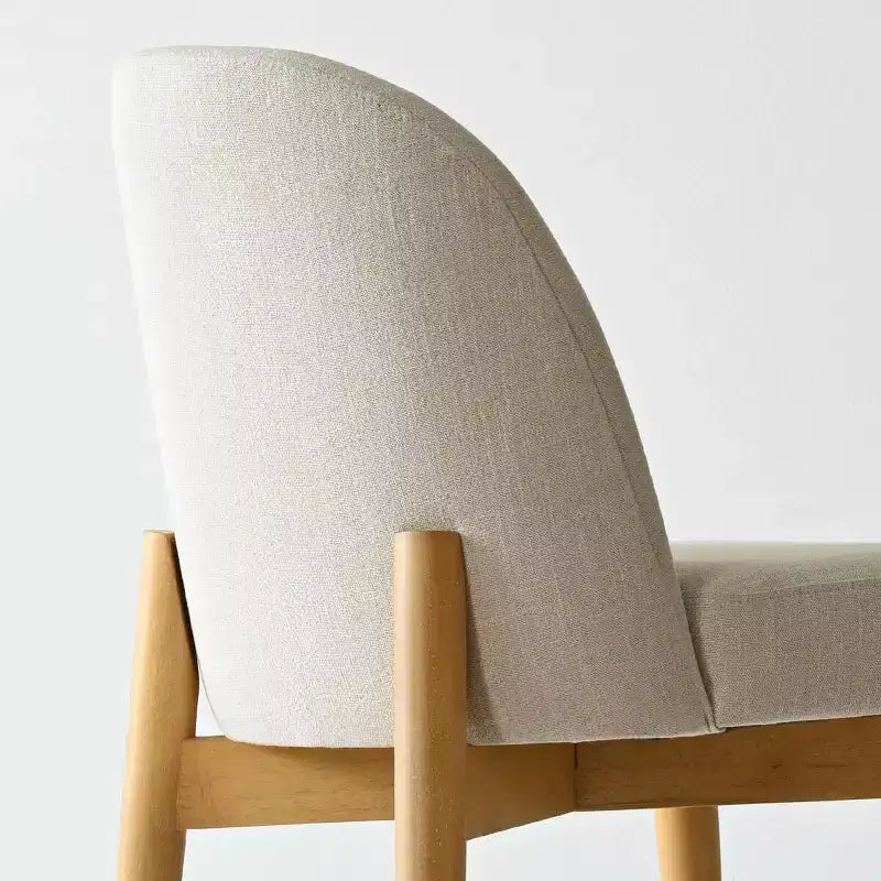 Set da pranzo 9 pezzi per 8 persone, tavolo allungabile con base a cavalletto e sedie imbottite con gambe in legno massello-Panipeachy