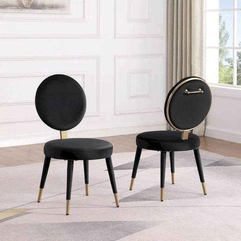 Morden Fort Set da pranzo rotondo moderno di lusso da 5 pezzi con tavolo e sedie