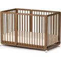 Culla convertibile JOYMOR 8 in 1, include 2 materassi, si trasforma in culla, culla media, culla a grandezza naturale, lettino da giorno, lettino per bambini e box.
