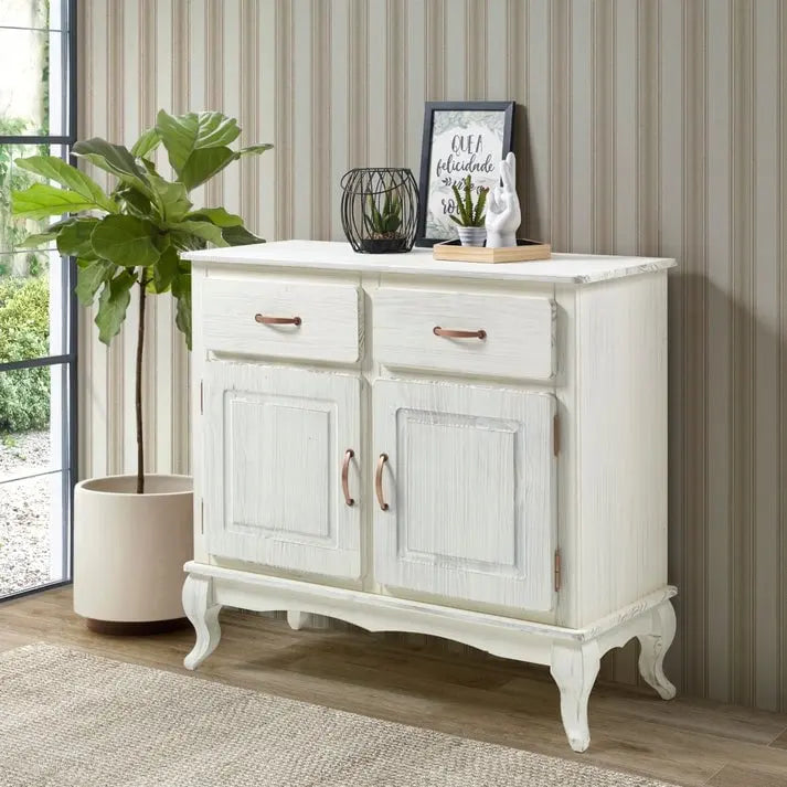 Credenza in legno verde