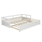 Divano Letto Estensibile con Letto Estraibile, Divano Letto in Legno con Letto Estraibile