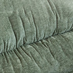 Moderna Poltrona a Dondolo Ergonomica Imbottita in Velluto per la Cameretta