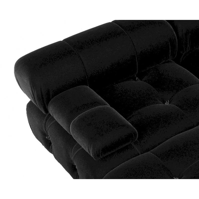 138 Divano componibile convertibile, Divani U-Shape in velluto minimalista