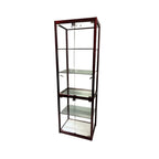 Vetrinetta rettangolare in vetro nero contemporanea