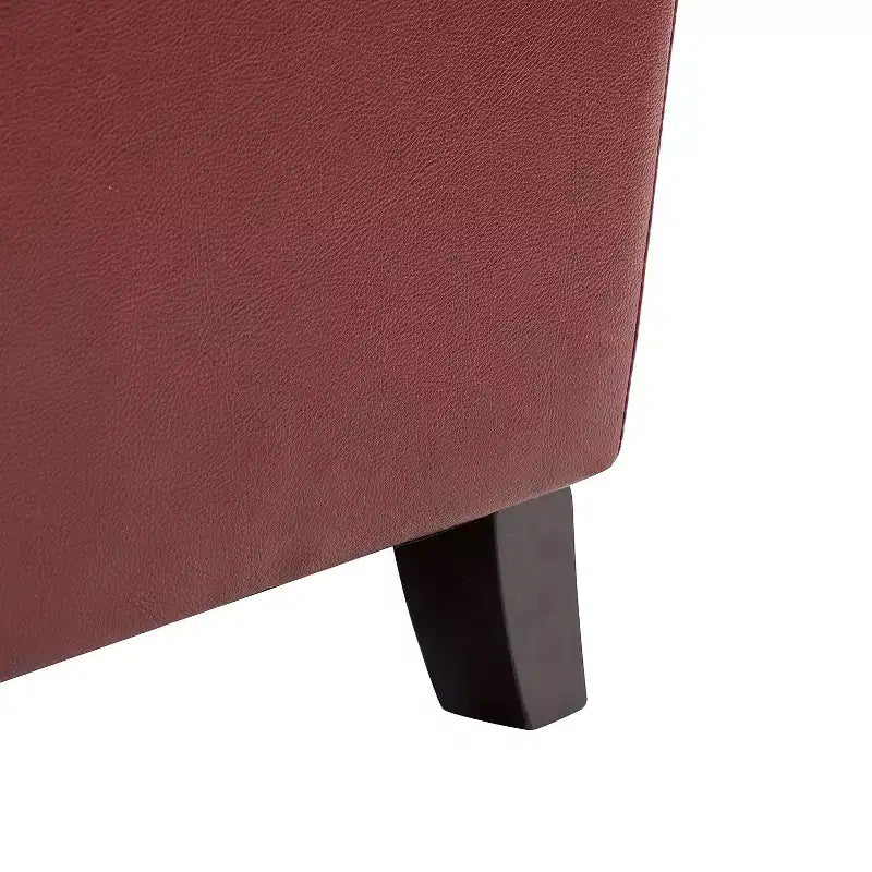 Set di 2 Poltrone Reclinabili Elisabete Moderne in Vera Pelle con Borchie Vintage per Salotto e Camera da Letto | ART OF LIVING DESIGNS