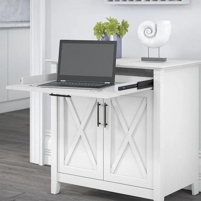 Scrittoio Key West con mobiletto di Bush Furniture