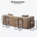 80.7 Divano Letto Trasformabile 5 in 1 鈥?Velluto a Coste, 544 kg, Nessun Montaggio