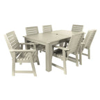 HIGHWOOD PROFESSIONAL Set da pranzo da esterno 7 pezzi 42x72