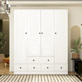 Armadio guardaroba cabina armadio 59W grande armadio indipendente bianco
