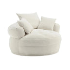 Divano Pigro Rotondo – Bianco/Blu/Grigio/Giallo/Arancione/Rosso Rosa/Blu Marino/Verde, Posto Singolo e Coppia