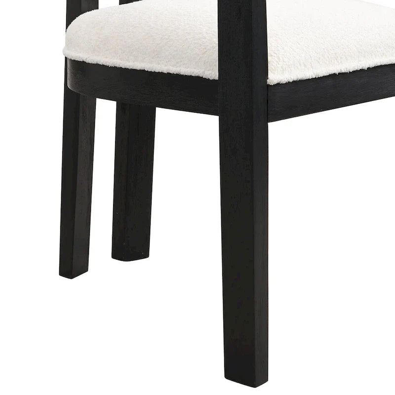 Sedia da pranzo moderna e sofisticata Conrad con braccioli di Christopher Knight Home