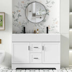 Mobile bagno 30/36/48 Wavy Line con lavabo e rubinetto