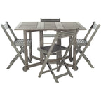 SAFAVIEH Brandy Set da pranzo da esterno 5 pezzi - 43Wx35Dx29H