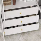Famapy Combo Vetrinetta con Ante in Vetro, Libreria, Dispensa
