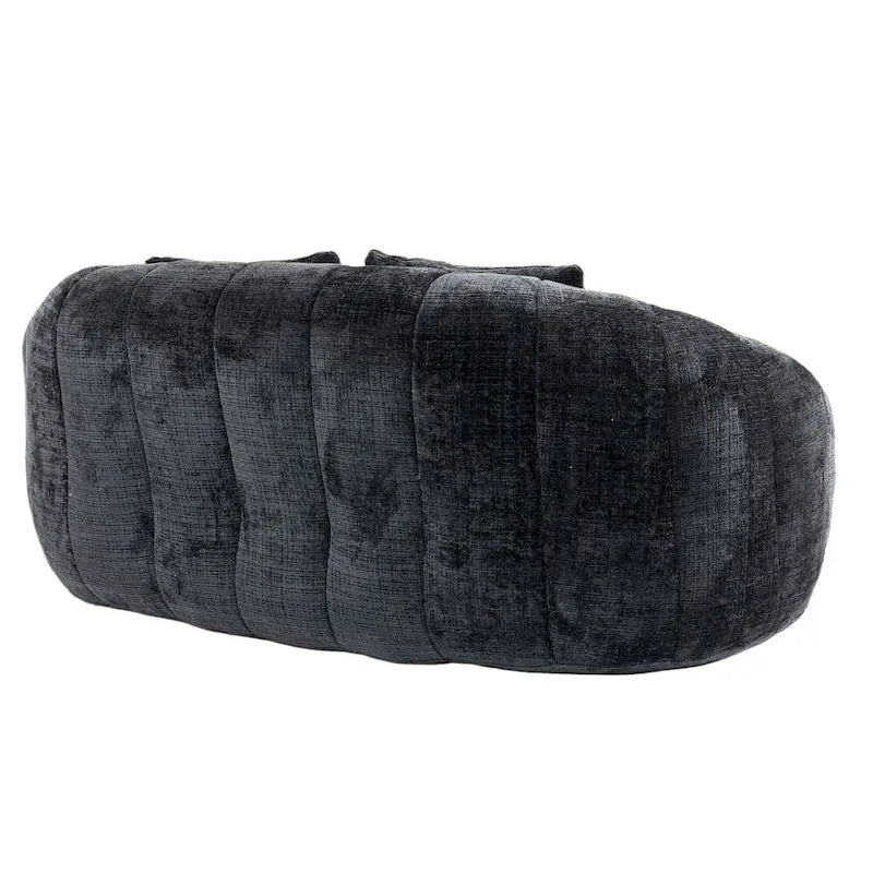 GDFStudio - Divano Pigro a 2 Posti Laurel Chenille con Schiuma ad Alta Densità e Comfort Extra Large