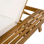 Christopher Knight Home - Michael, set di 2 chaise longue da esterno in acacia