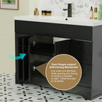 Mobile bagno 30/36/48 Wavy Line con lavabo e rubinetto