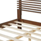 Christopher Knight Home Eunji - Struttura letto moderna in legno di pino con testiera a doghe orizzontali