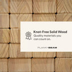 Telaio letto matrimoniale Plank+Beam Farmhouse con testiera, letto a piattaforma in legno massello
