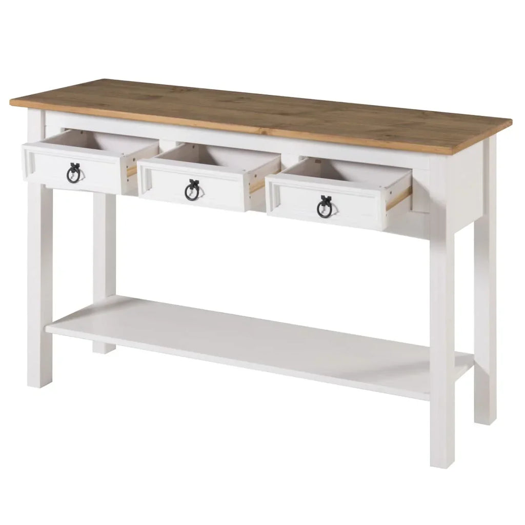 Consolle in Legno con 3 Cassetti Corona | Furniture Dash - N/A