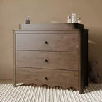 Comodino fasciatoio a 3 cassetti Storkcraft Casablanca con piano rimovibile