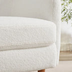 Set di 2 Poltrone Accent, in Velluto a Botte con Gambe in Legno Massello 28,34W